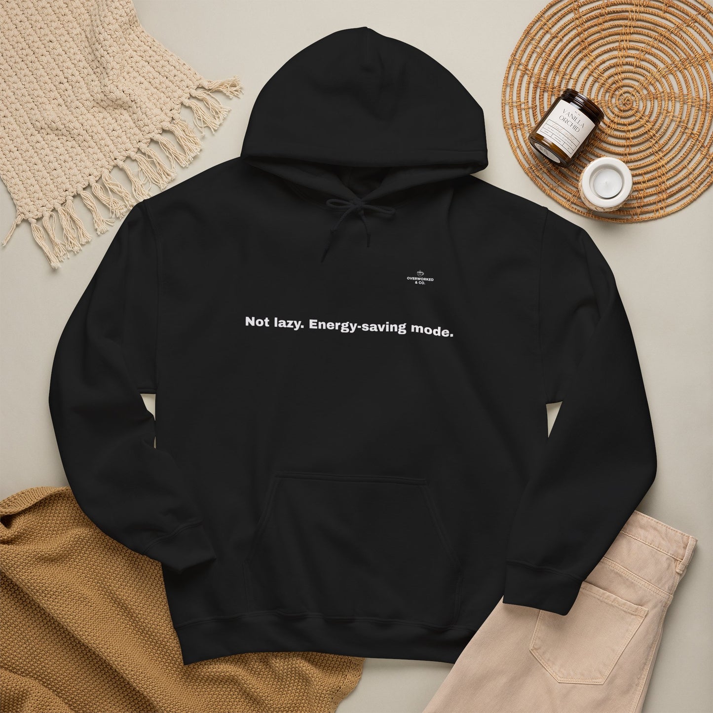 Energy-Saving Mode Hoodie
