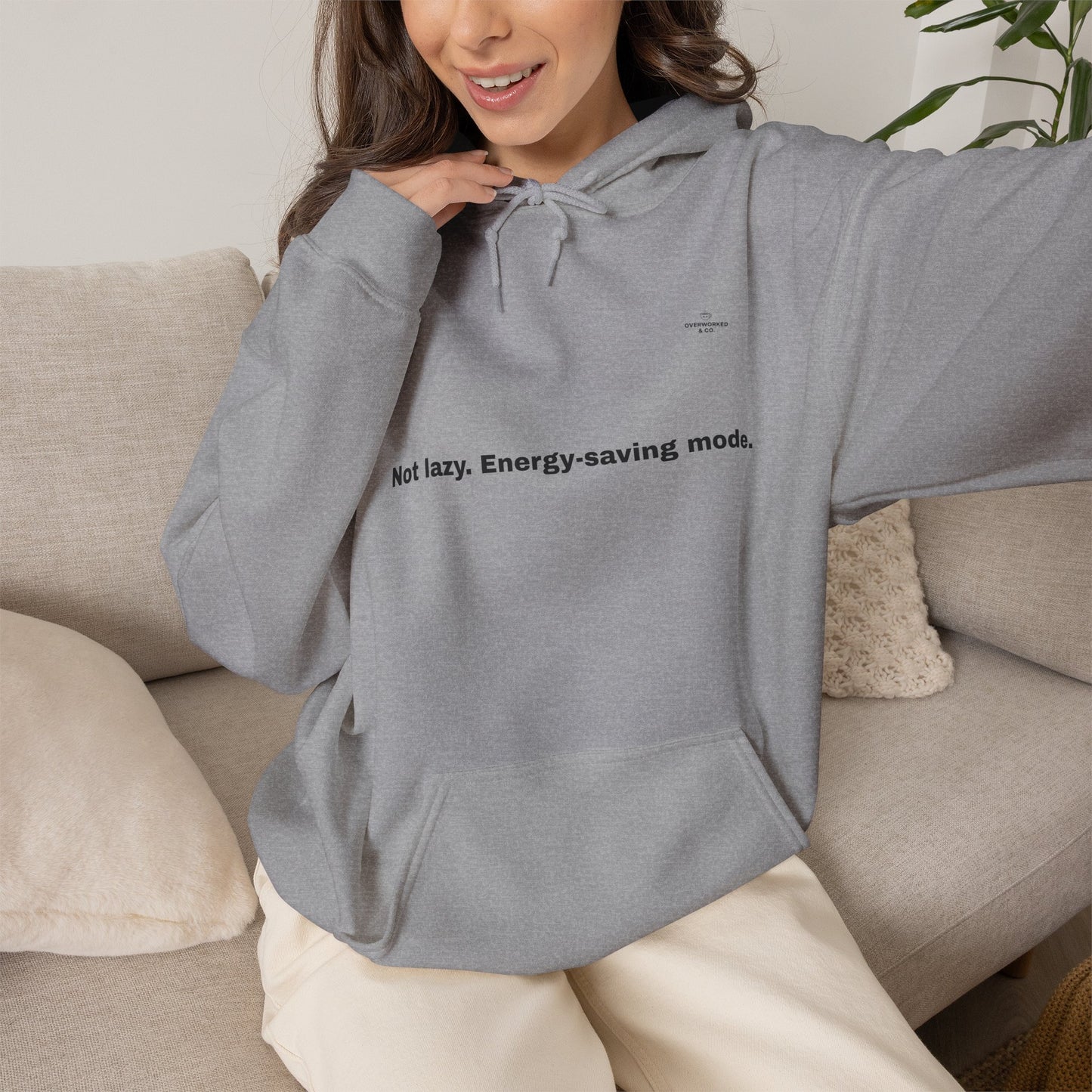 Energy-Saving Mode Hoodie