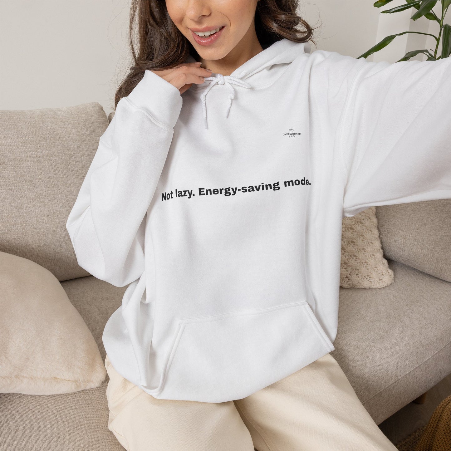 Energy-Saving Mode Hoodie